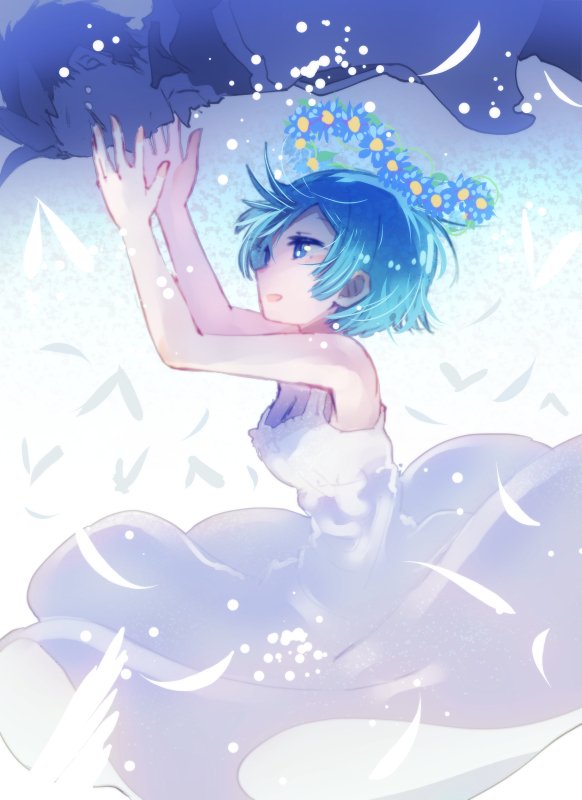 rem and natsuki subaru (re:zero kara hajimeru isekai seikatsu) drawn by inaeda_kei