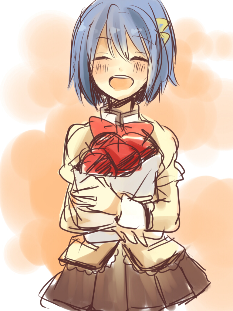 miki sayaka (mahou shoujo madoka magica) drawn by zawameki