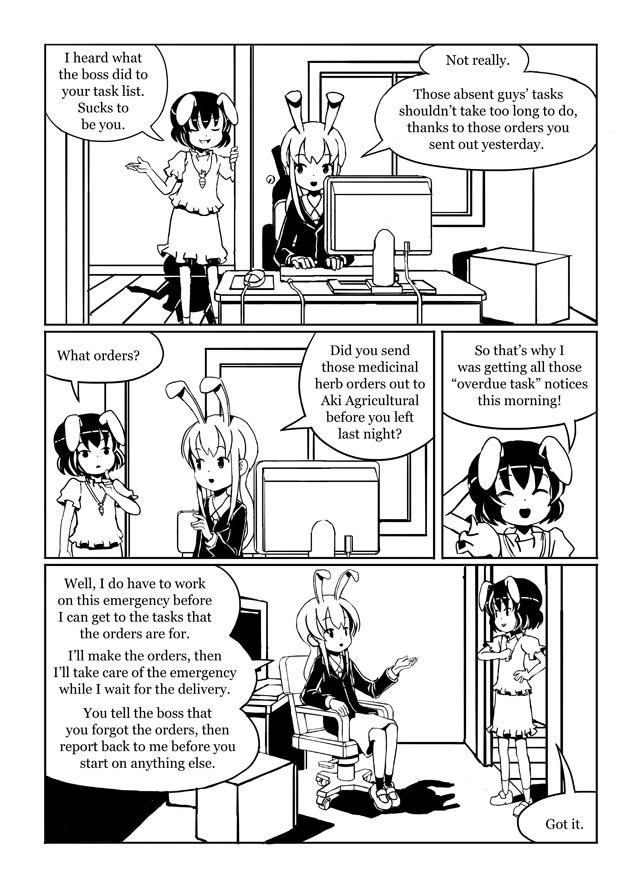reisen udongein inaba and inaba tewi (touhou) drawn by sixten
