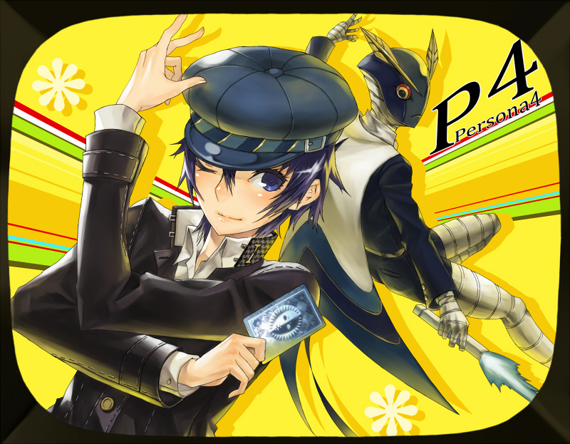 shirogane naoto and sukuna-hikona (persona and 1 more) drawn by nidy
