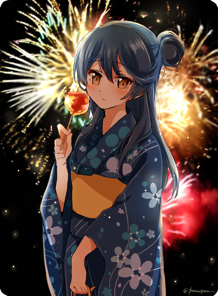 sonoda umi (love live! and 1 more) drawn by purin_(purin0)