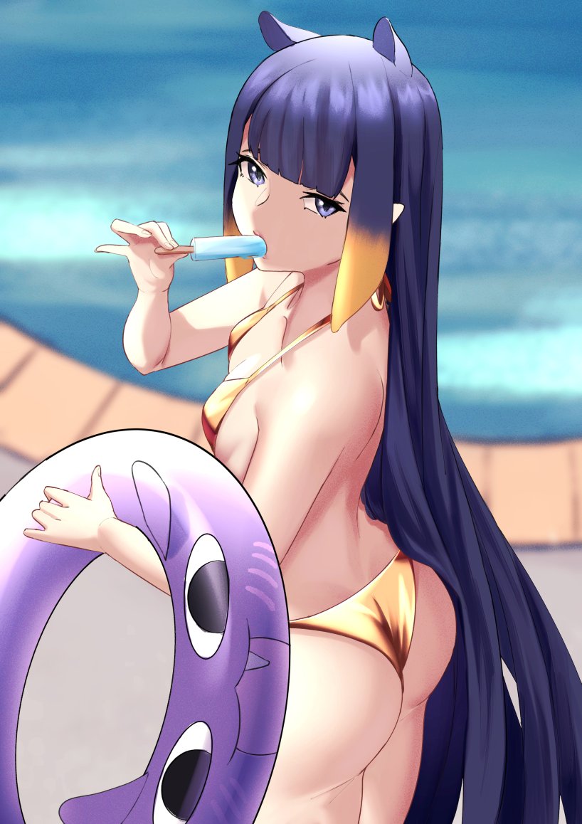 ninomae ina'nis (hololive and 1 more) drawn by bl/ess