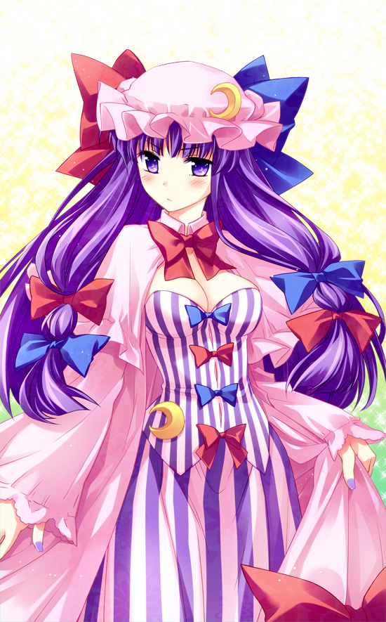 patchouli knowledge (touhou) drawn by sato-pon