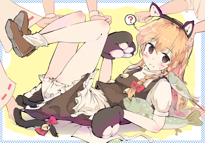 hakurei reimu, kirisame marisa, and uzuki (touhou and 1 more) drawn by puuakachan