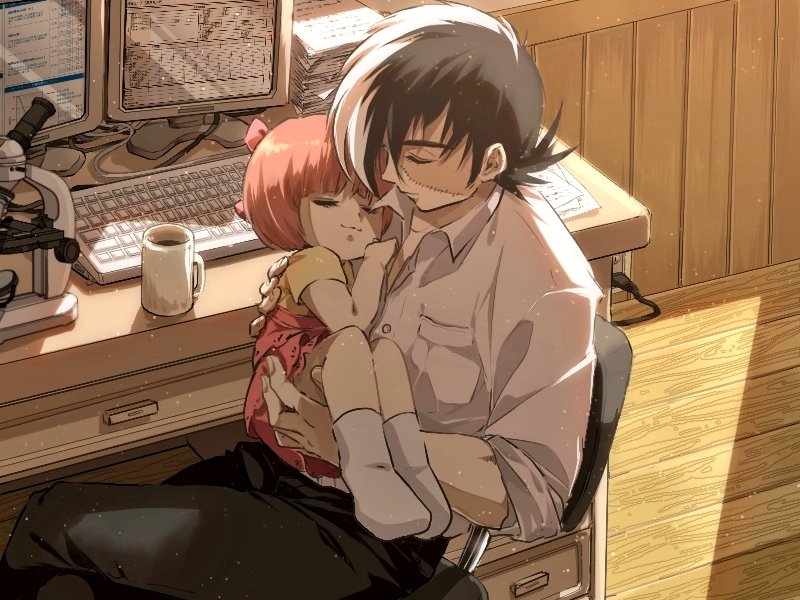 black jack and pinoko (black jack) drawn by po_(poppa-pict)
