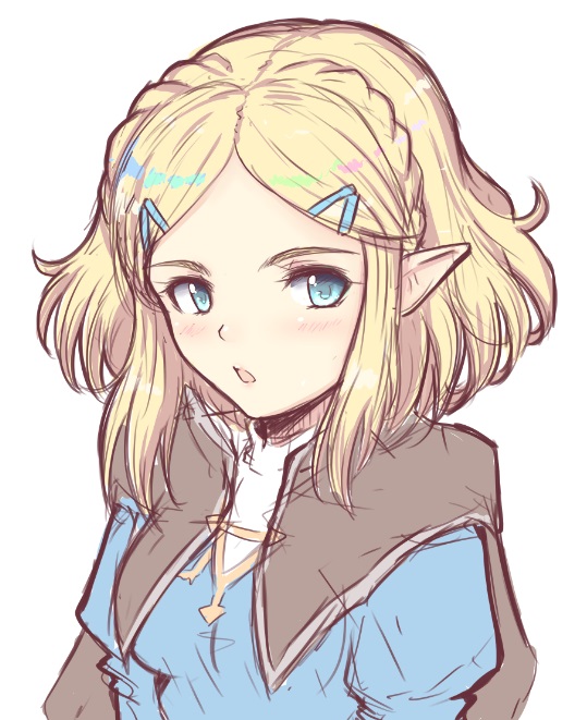 princess zelda (the legend of zelda and 1 more) drawn by cat_with_a_brush