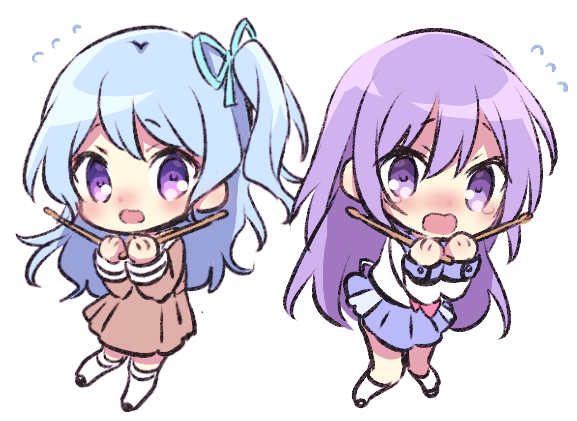 matsubara kanon and irie miyuki (bang dream! and 1 more) drawn by yuuma_(omaeno_meinichi)