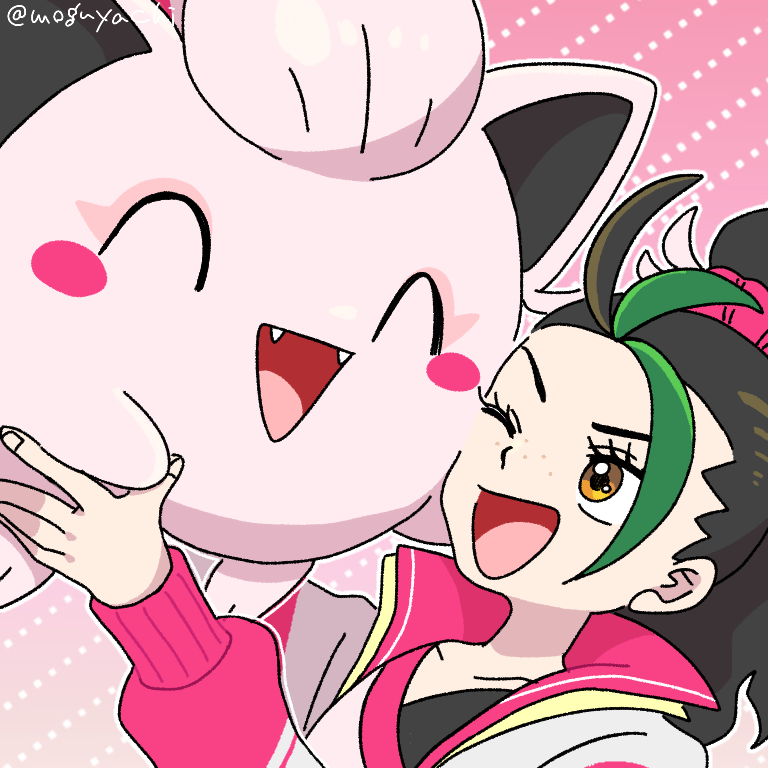 nemona and scream tail (pokemon and 1 more) drawn by hachisen