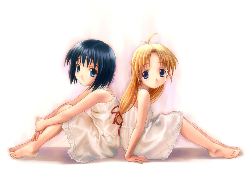 kashiwagi hatsune and kashiwagi kaede (kizuato) drawn by goto_p