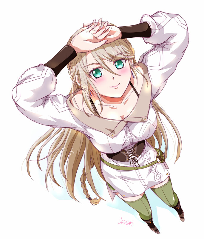 elaine auclair (eiyuu densetsu and 2 more) drawn by xiacheng_tatsuya