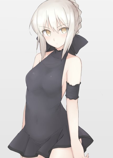 artoria pendragon and saber alter (fate and 1 more) drawn by mobu