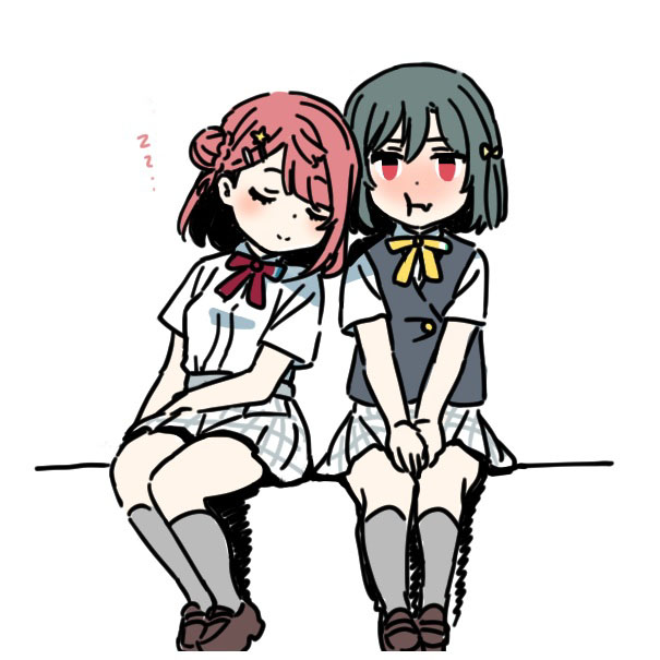uehara ayumu and mifune shioriko (love live! and 1 more) drawn by shinanoya_(satanicad)