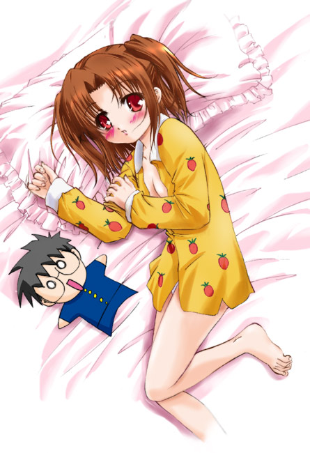 tohno shiki and yumizuka satsuki (tsukihime) drawn by q-gaku