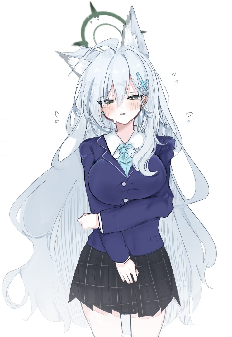 shiroko and shiroko terror (blue archive) drawn by nemui_(xjqfw)