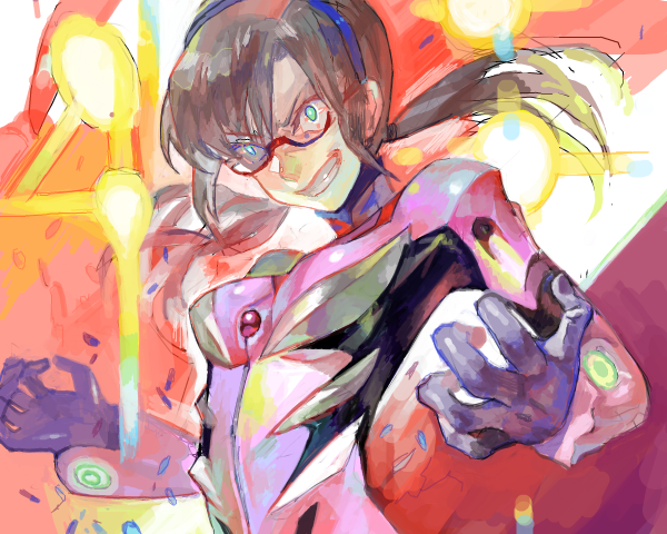 makinami mari illustrious (neon genesis evangelion and 2 more) drawn by nishihara_isao