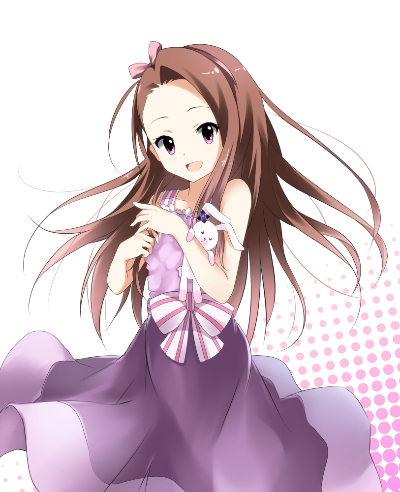 minase iori and usa-chan (idolmaster) drawn by yuki_(sangeki5806)