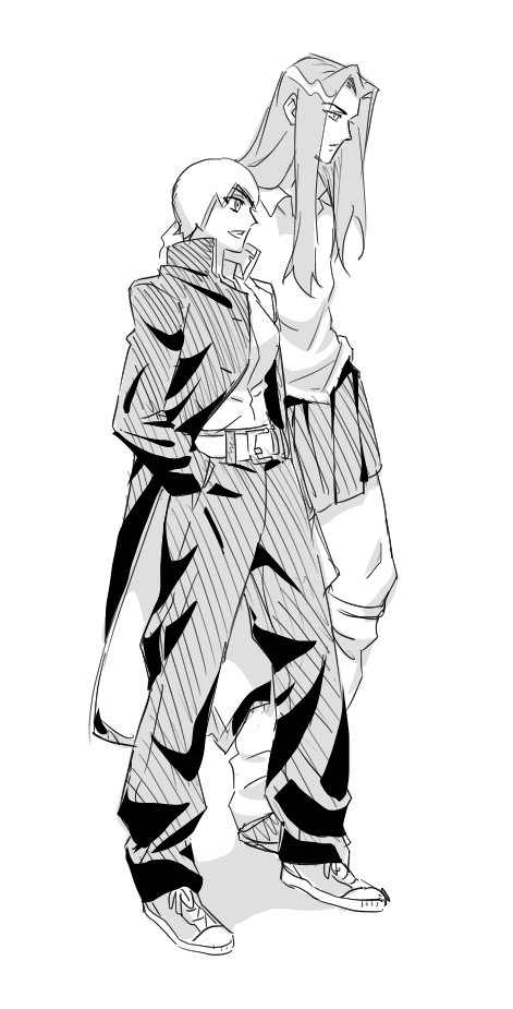 narciso anasui and foo fighters (jojo no kimyou na bouken and 1 more) drawn by jeonjin_(mynamebazin)