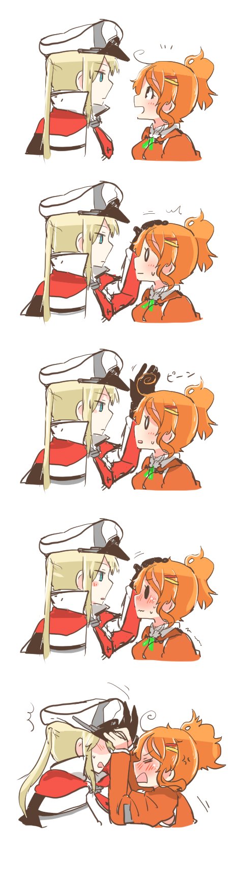 graf zeppelin and aquila (kantai collection) drawn by rebecca_(keinelove)