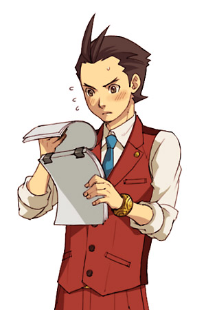 apollo justice (ace attorney and 1 more) drawn by kobashi