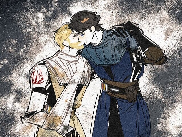obi-wan kenobi and anakin skywalker (star wars and 1 more) drawn by nipkaz1