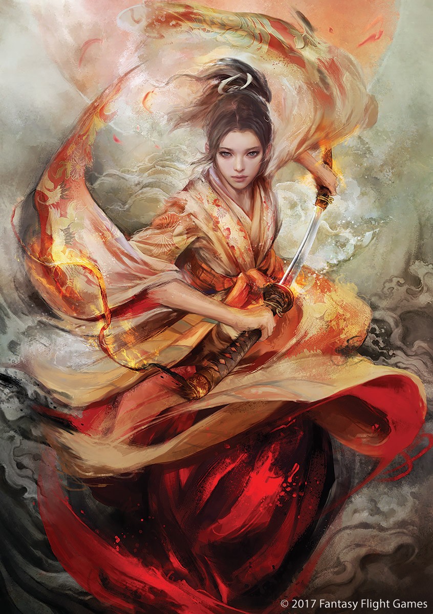 shiba tsukune (legend of the five rings) drawn by muju