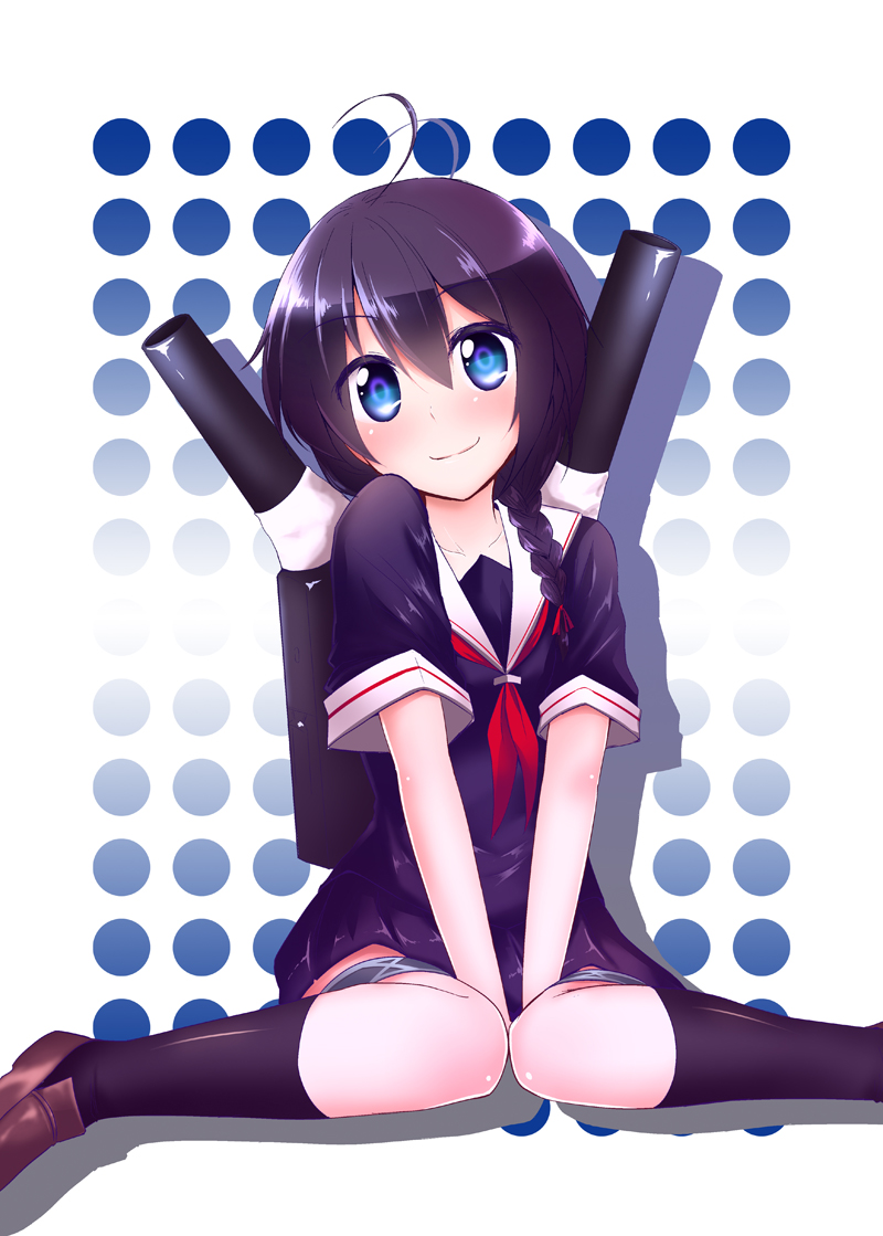 shigure (kantai collection) drawn by chipa_(arutana) and hidaka_ryou