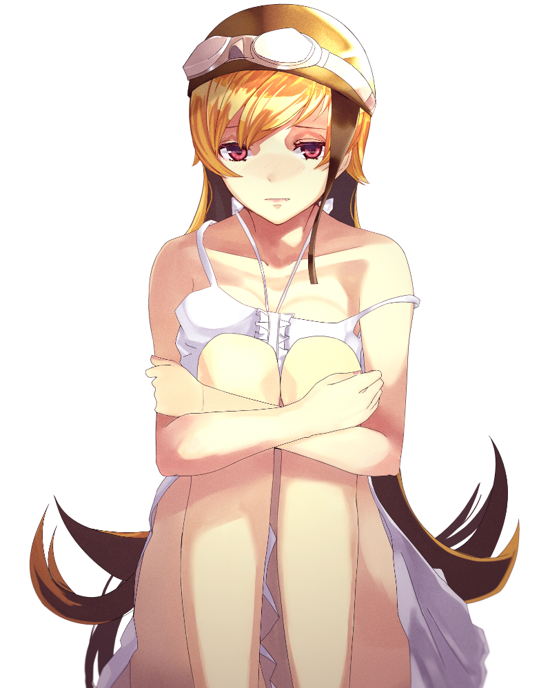 oshino shinobu (monogatari and 1 more) drawn by scroll_lock_(scrool5)
