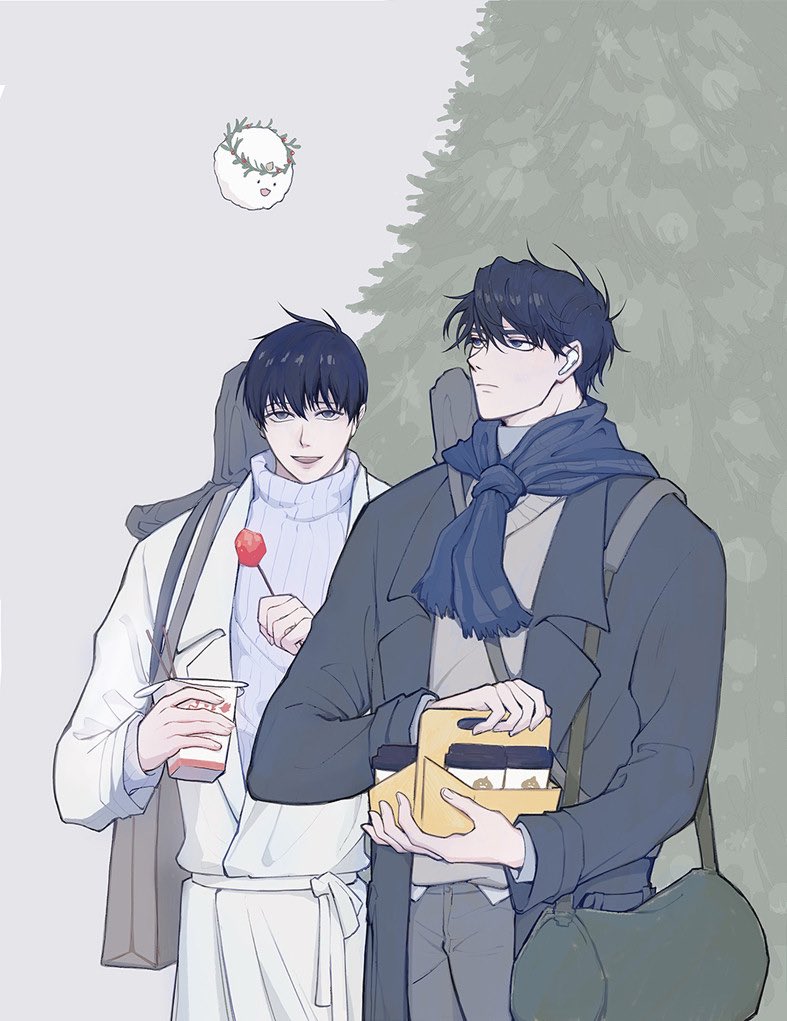 kim dokja, yoo joonghyuk, and biyoo (omniscient reader's viewpoint) drawn by raya_(000_unseen)