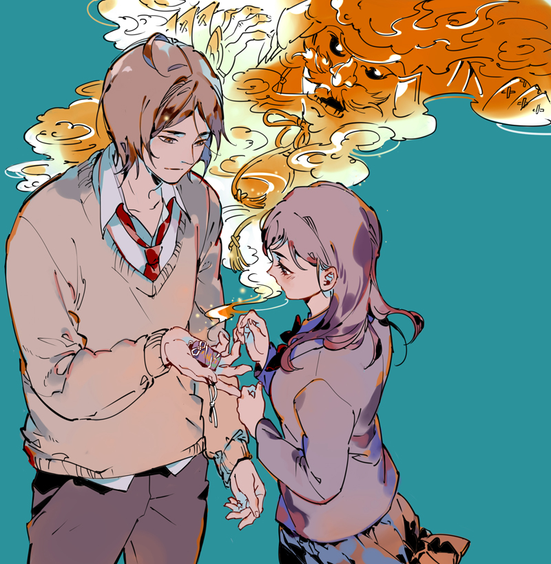 serinuma kae and mutsumi asuma (watashi ga motete dousunda) drawn by mr_study