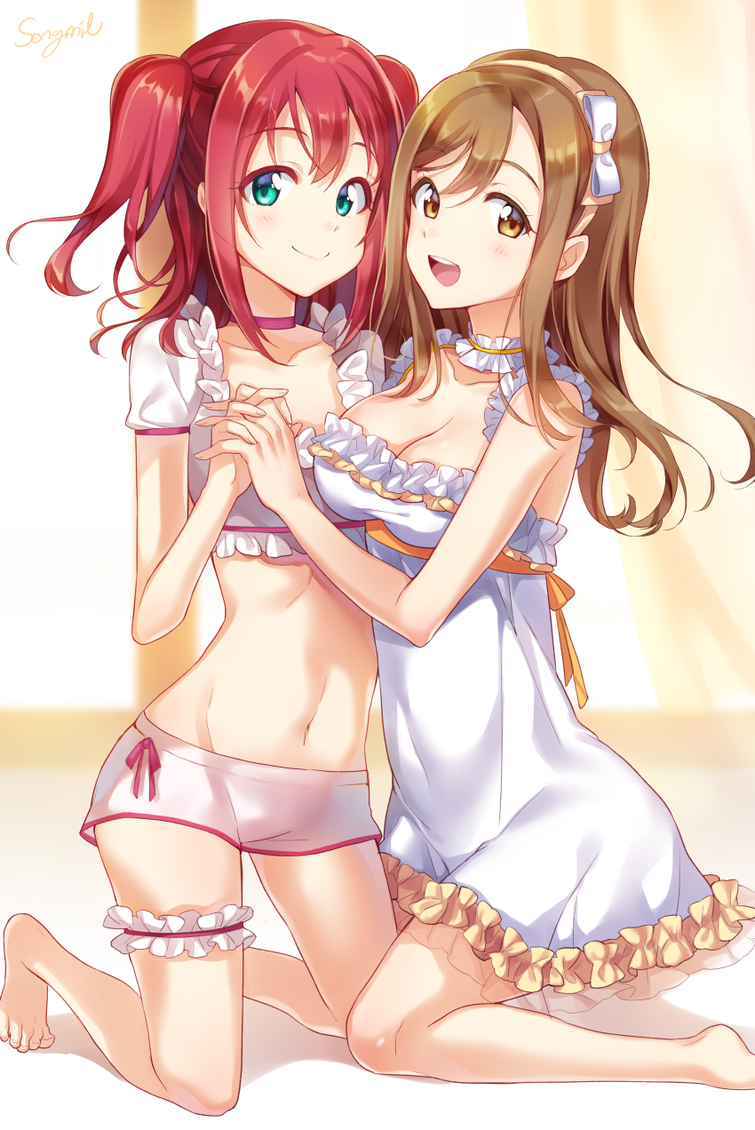 kunikida hanamaru and kurosawa ruby (love live! and 1 more) drawn by songmil