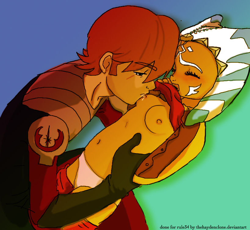 ahsoka tano and anakin skywalker (star wars and 1 more) drawn by elthegeneral and thehaydenclone