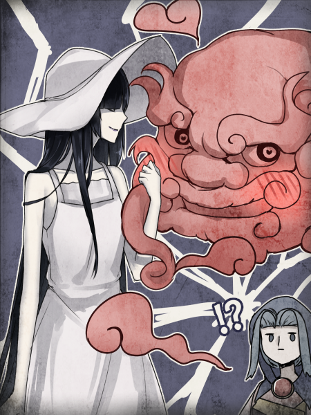 kumoi ichirin, unzan, and hasshaku-sama (touhou and 2 more) drawn by lani_(pink_pink)