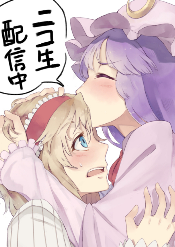 alice margatroid and patchouli knowledge (touhou and 1 more) drawn by hayashi_kewi