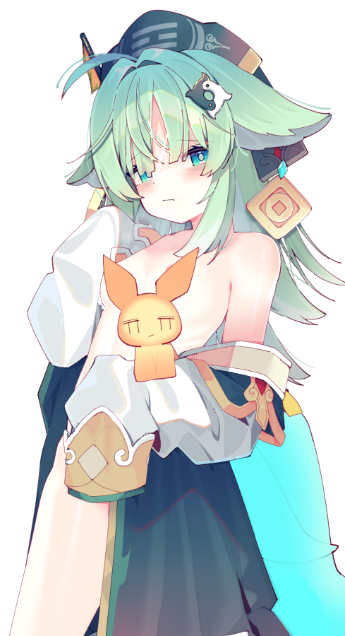 huohuo and tail (honkai and 1 more) drawn by koori
