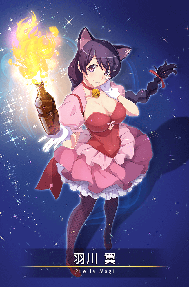 hanekawa tsubasa (mahou shoujo madoka magica and 2 more)