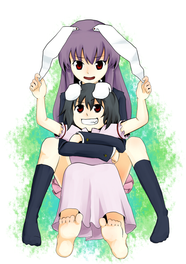 reisen udongein inaba and inaba tewi (touhou) drawn by roas