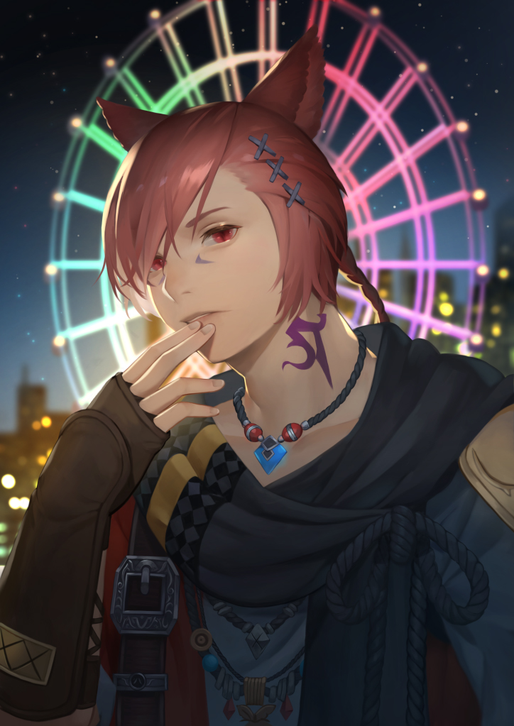 g'raha tia (final fantasy and 1 more) drawn by shin716