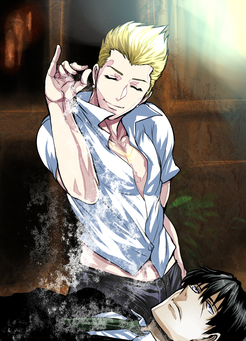 producer and ijuuin hokuto (idolmaster and 2 more) drawn by warainaku