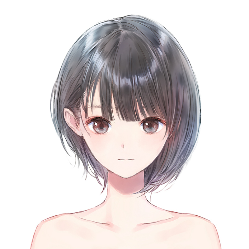 shirai hinako (blue reflection and 1 more) drawn by kishida_mel