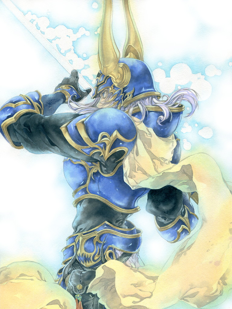 warrior of light (final fantasy and 1 more) drawn by issun_boushi_(ilmtkimoti)