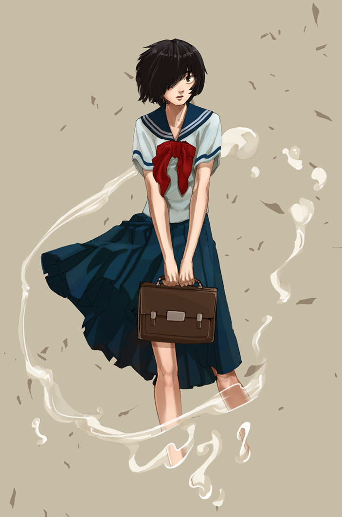 urabe mikoto (nazo no kanojo x) drawn by sakamoto_kengo