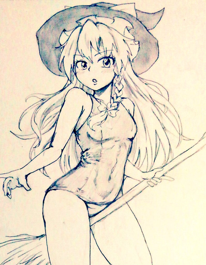 kirisame marisa (touhou) drawn by d-m_(dii_emu)