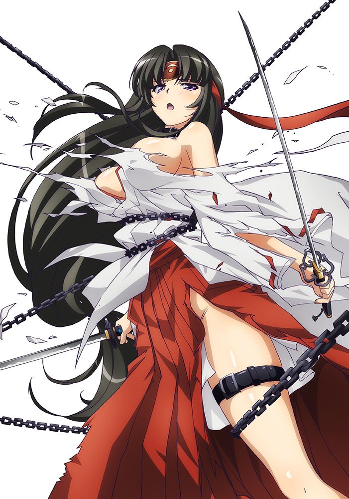 tomoe and kensei-miko tomoe (queen's blade and 1 more)