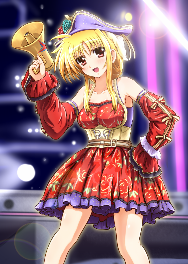 fate testarossa and mizuki nana (lyrical nanoha and 1 more) drawn by diesel-turbo