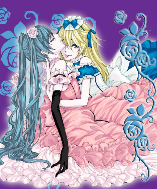ciel phantomhive and alois trancy (kuroshitsuji) drawn by kuri_monaka