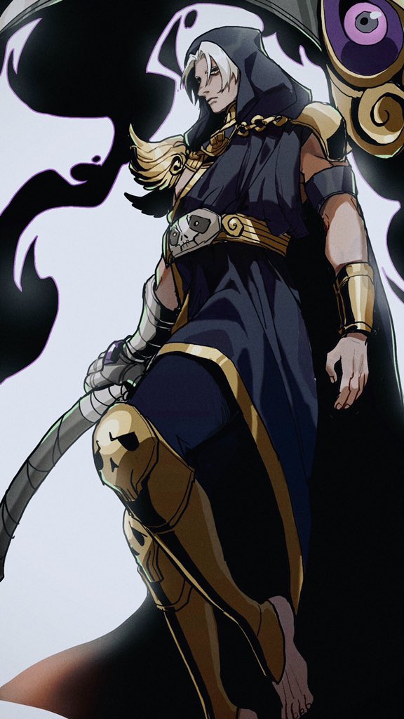 thanatos (hades and 1 more) drawn by tworain_w
