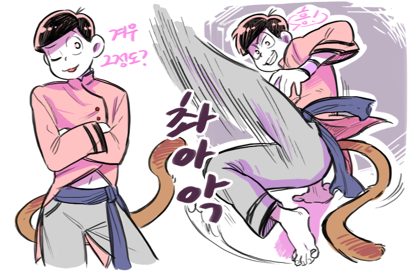 matsuno todomatsu (osomatsu and 1 more) drawn by o2_(o2mm)