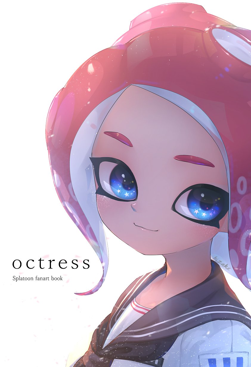 octoling player character and octoling girl (splatoon and 2 more) drawn by kashu_(hizake)