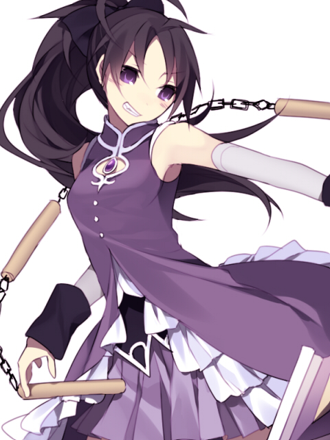 sakura kyoko (mahou shoujo madoka magica) drawn by hijiri_(resetter)