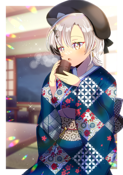magcro ravencroft (indie virtual youtuber) drawn by kou_hiyoyo